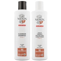 Nioxin-3 Shampoo Densificador + Acondicionador para Cabello Teñido